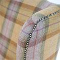 Contrast Upholstery Huxley Chair in Plaid Autumn Gold